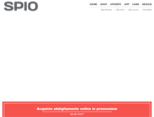 Tablet Screenshot of abbigliamento.spio.it